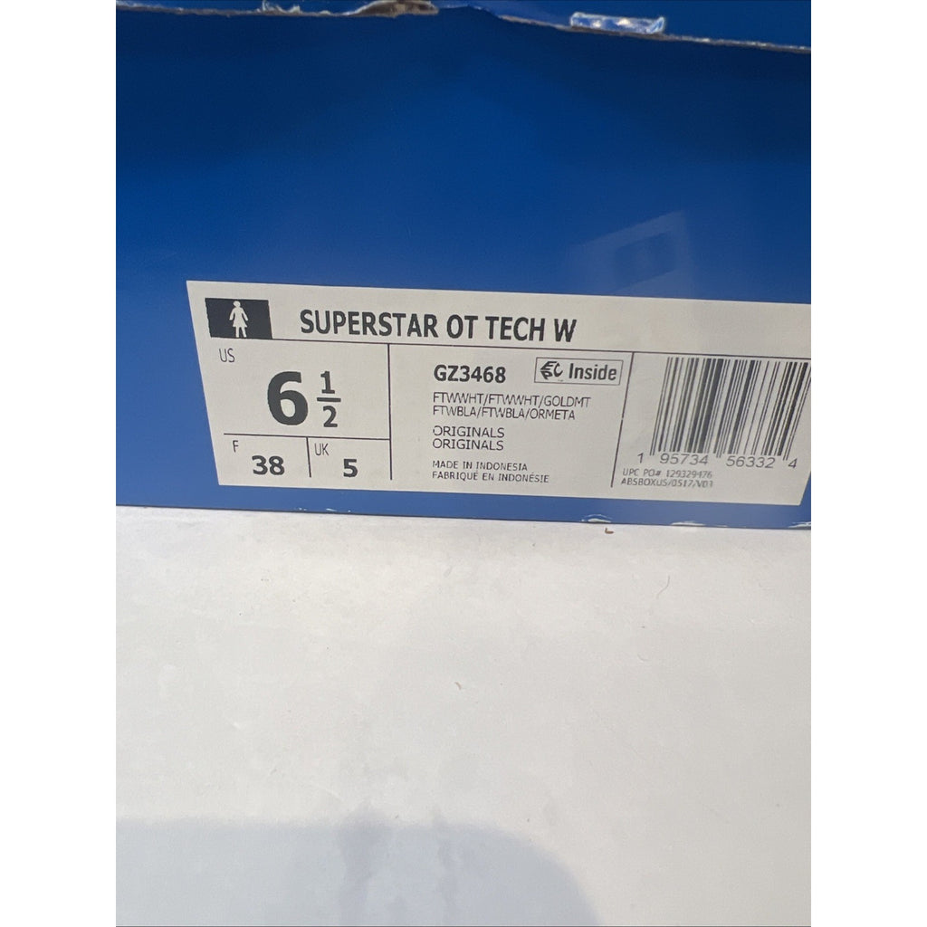 Size 6.5y - Adidas Superstar Ot Tech