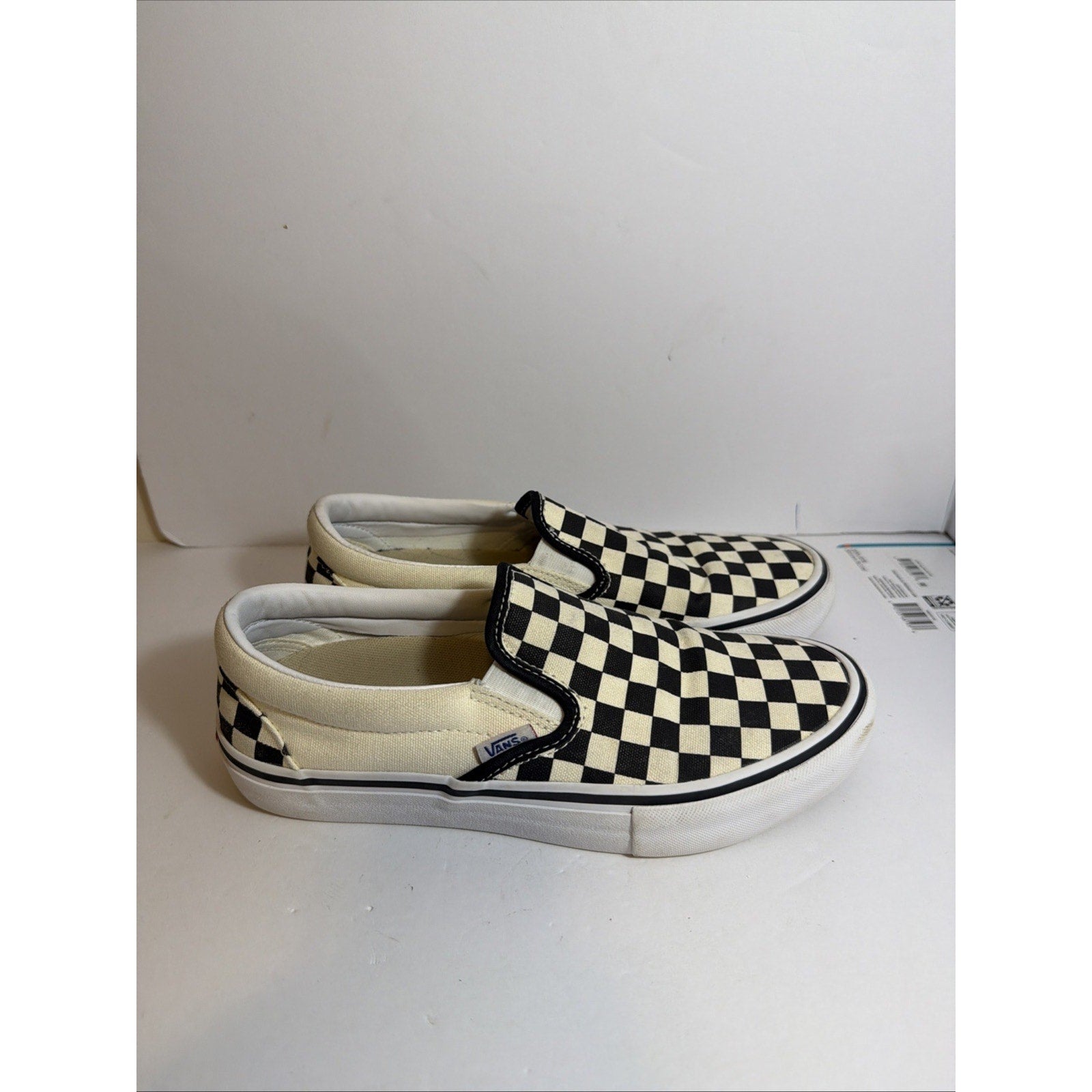 Size 7.5 - VANS Asher Checkerboard