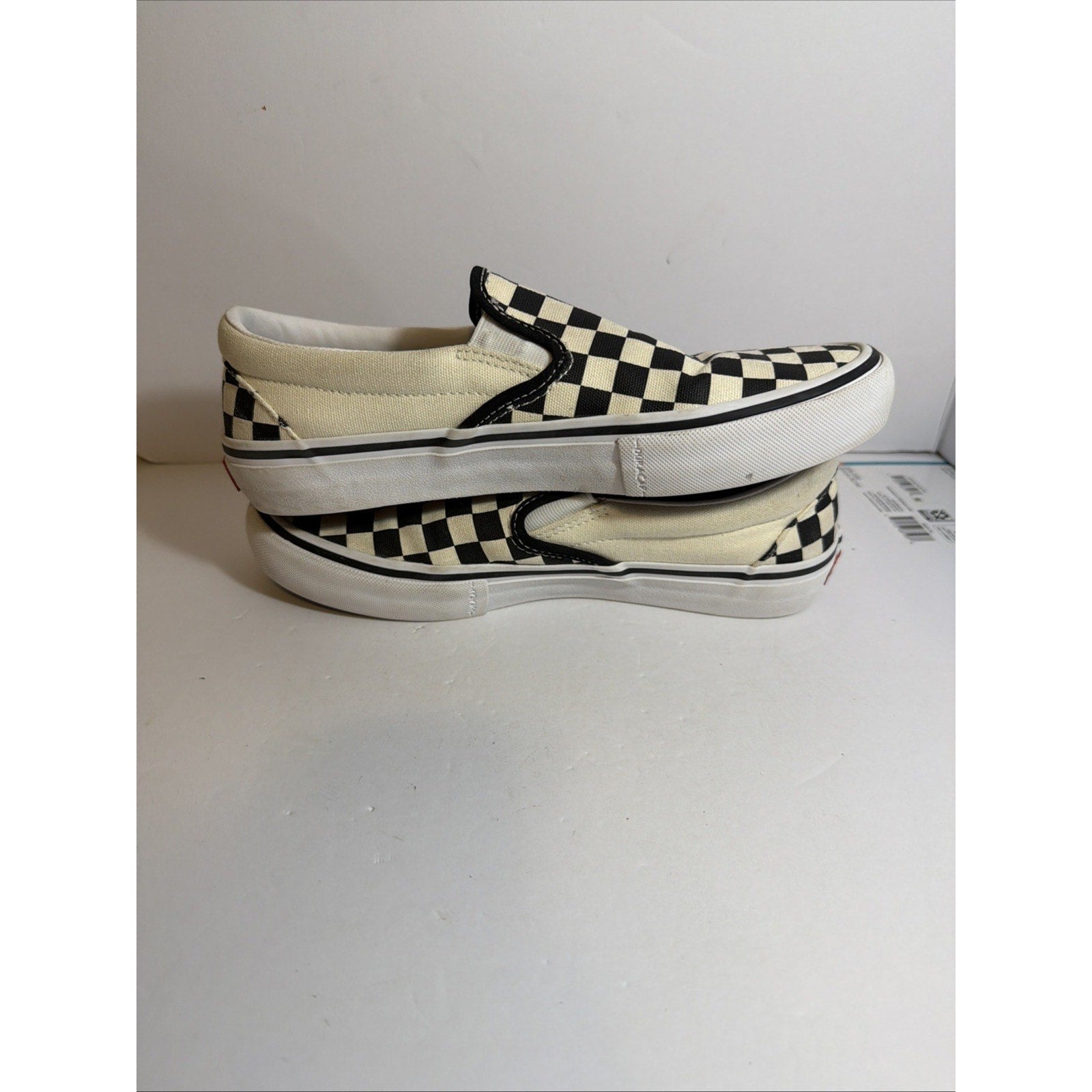 Size 7.5 - VANS Asher Checkerboard