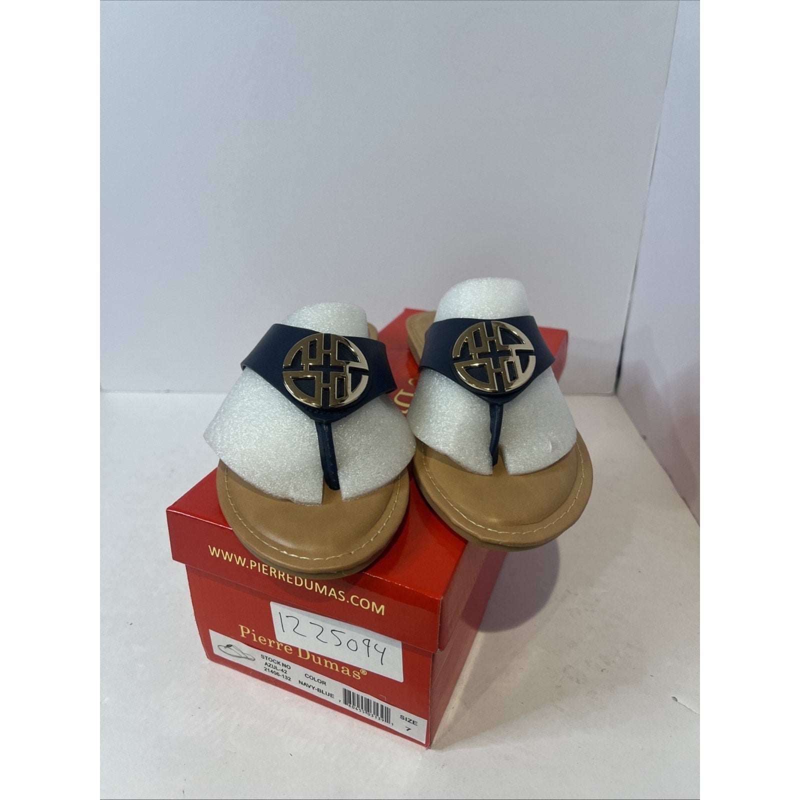 Size 7 Women’s - Pierre Dumas Navy Sandals