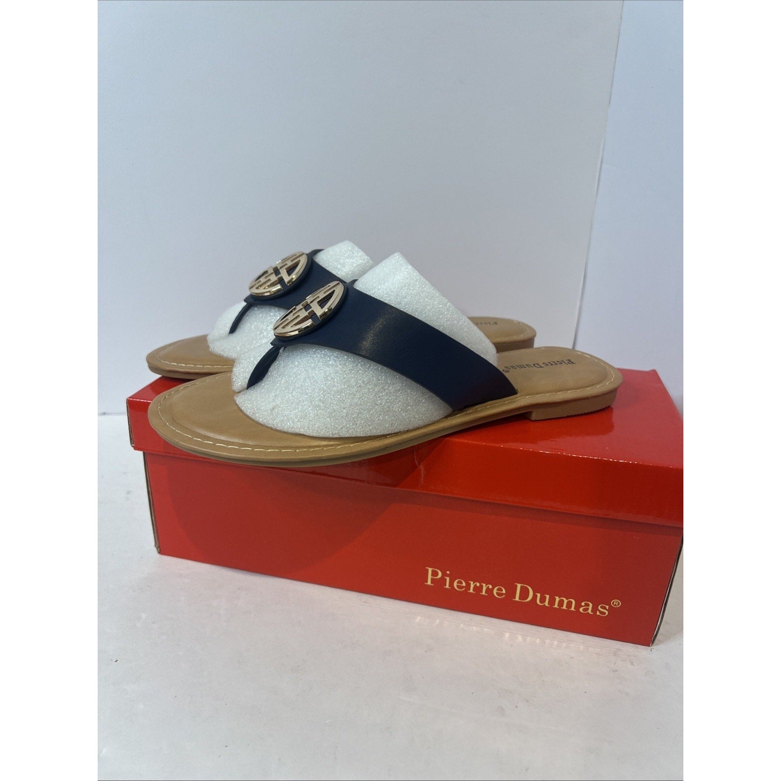 Size 7 Women’s - Pierre Dumas Navy Sandals
