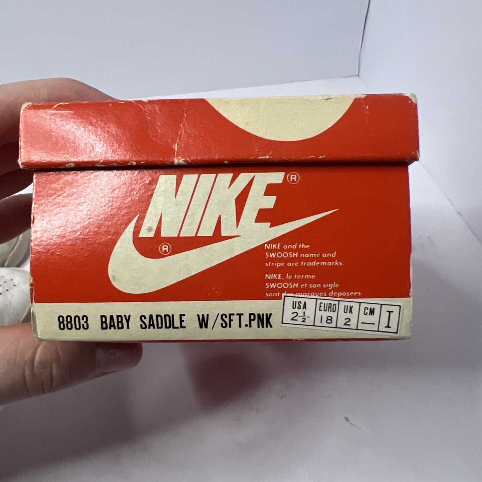 Size 2.5c - Nike Baby Shoes 1986