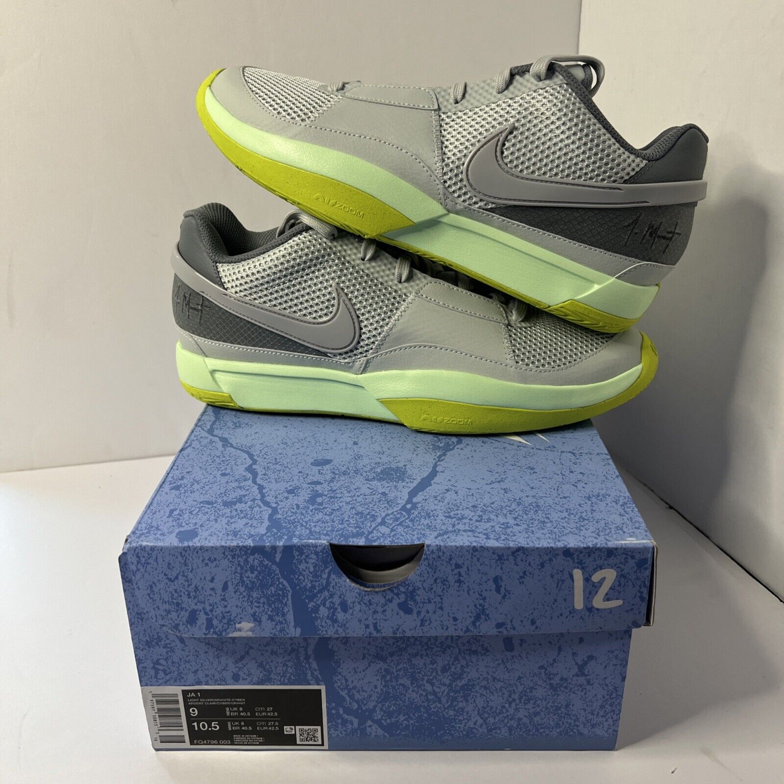 Size 9 - Nike Ja 1 Light Silver