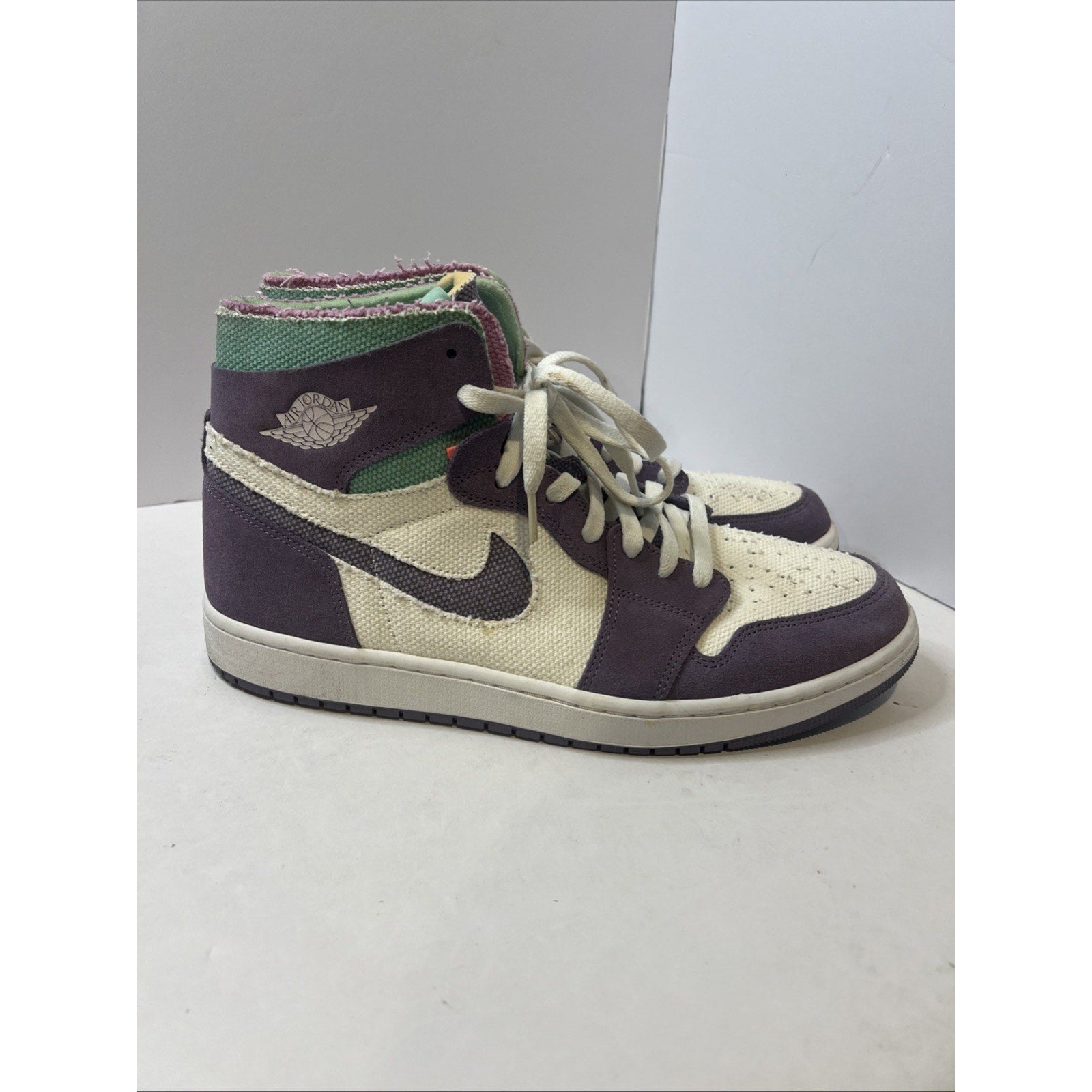 Size 13 - Jordan 1 Cmfrt Purple And Green