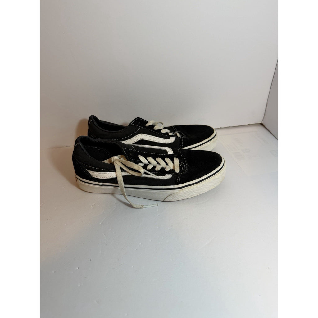 Size 4.5y - Vans Black And White