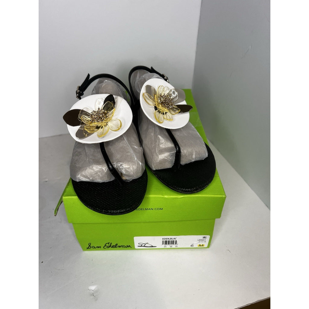 Size 6 Women’s - Sam Eldelman Flower Sandals