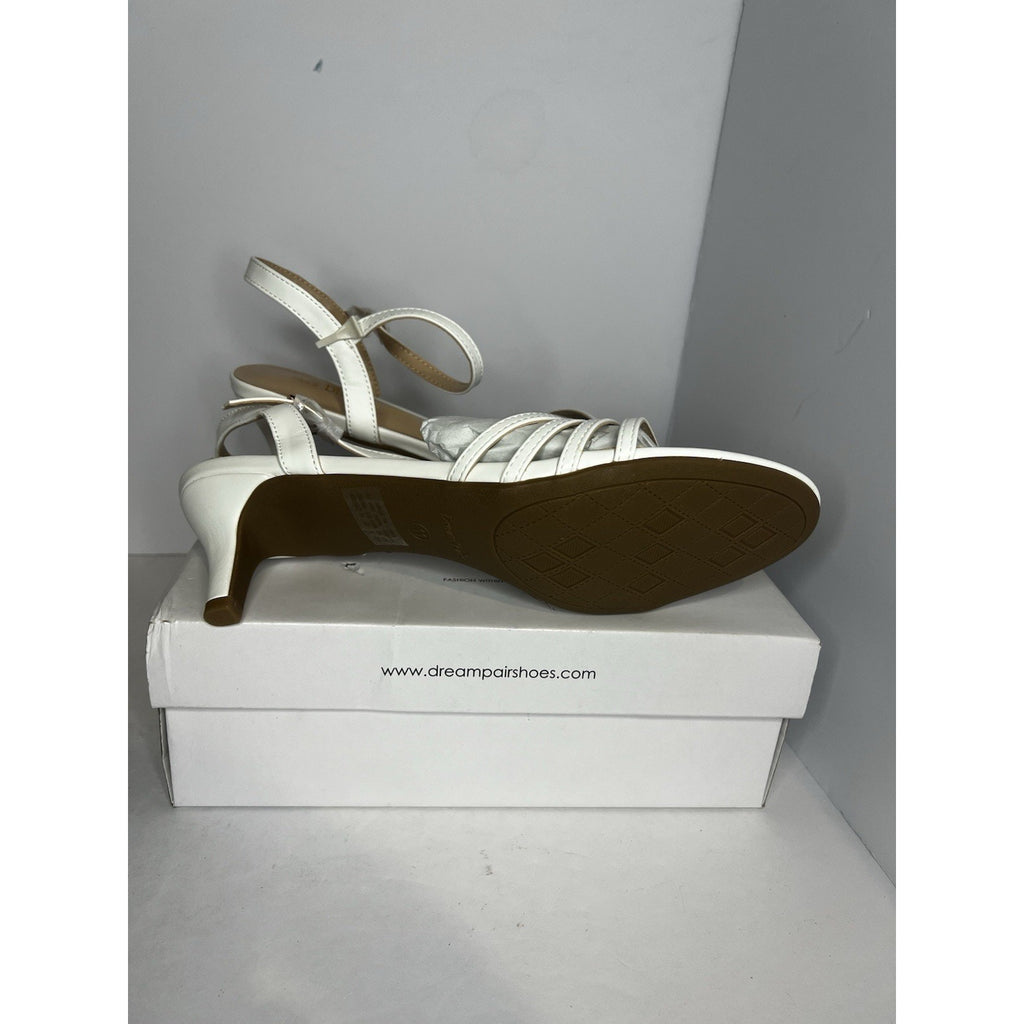 Size 11 Women’s - White Heels Dream Pairs