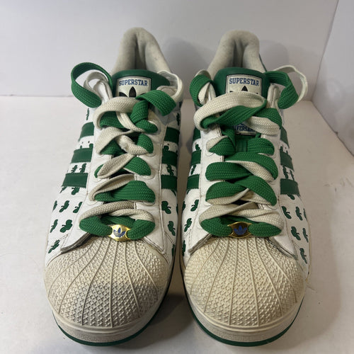 Size 14 - Adidas Super Star Boston Celtics Vintage 2005