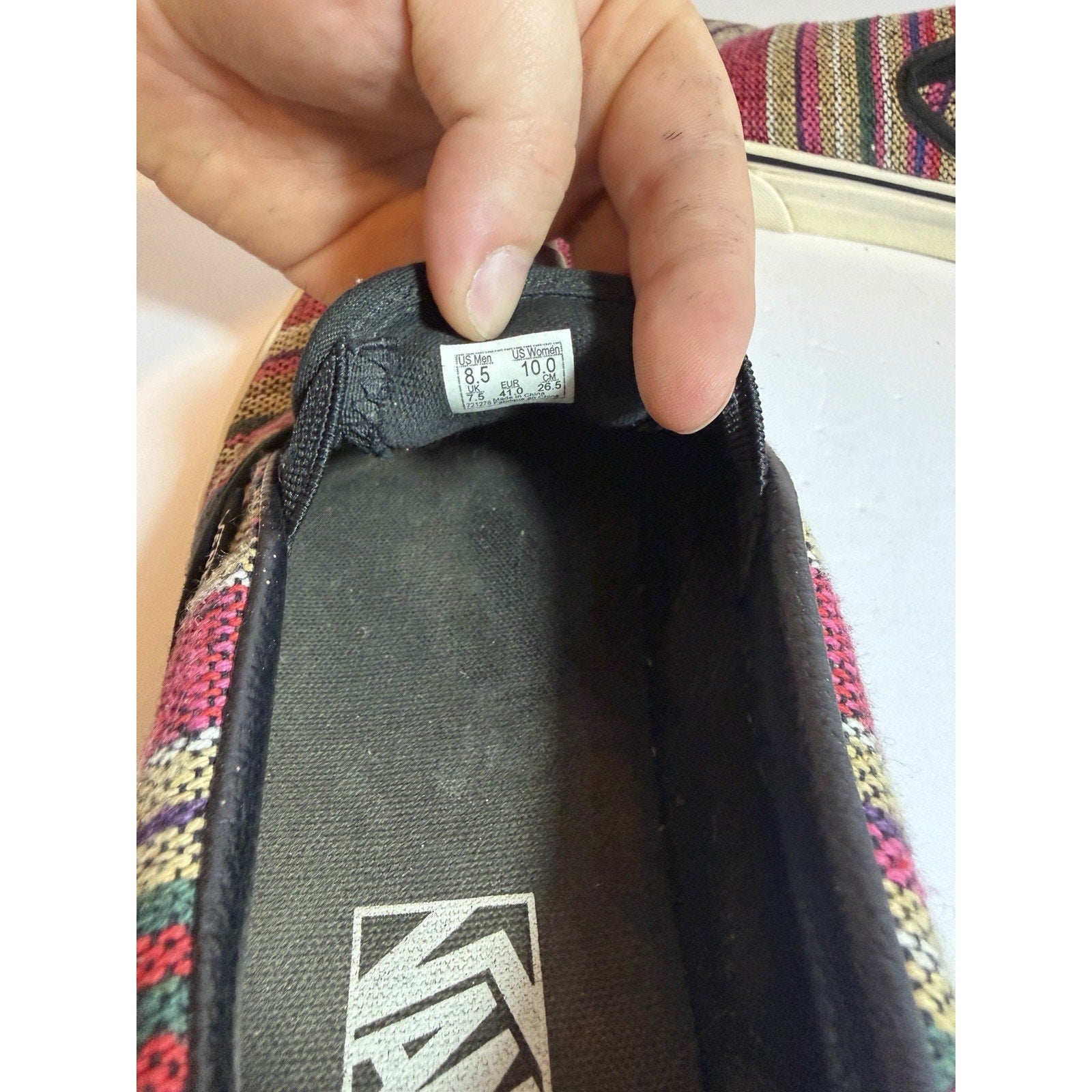 Size 8.5 - Vans Slip On