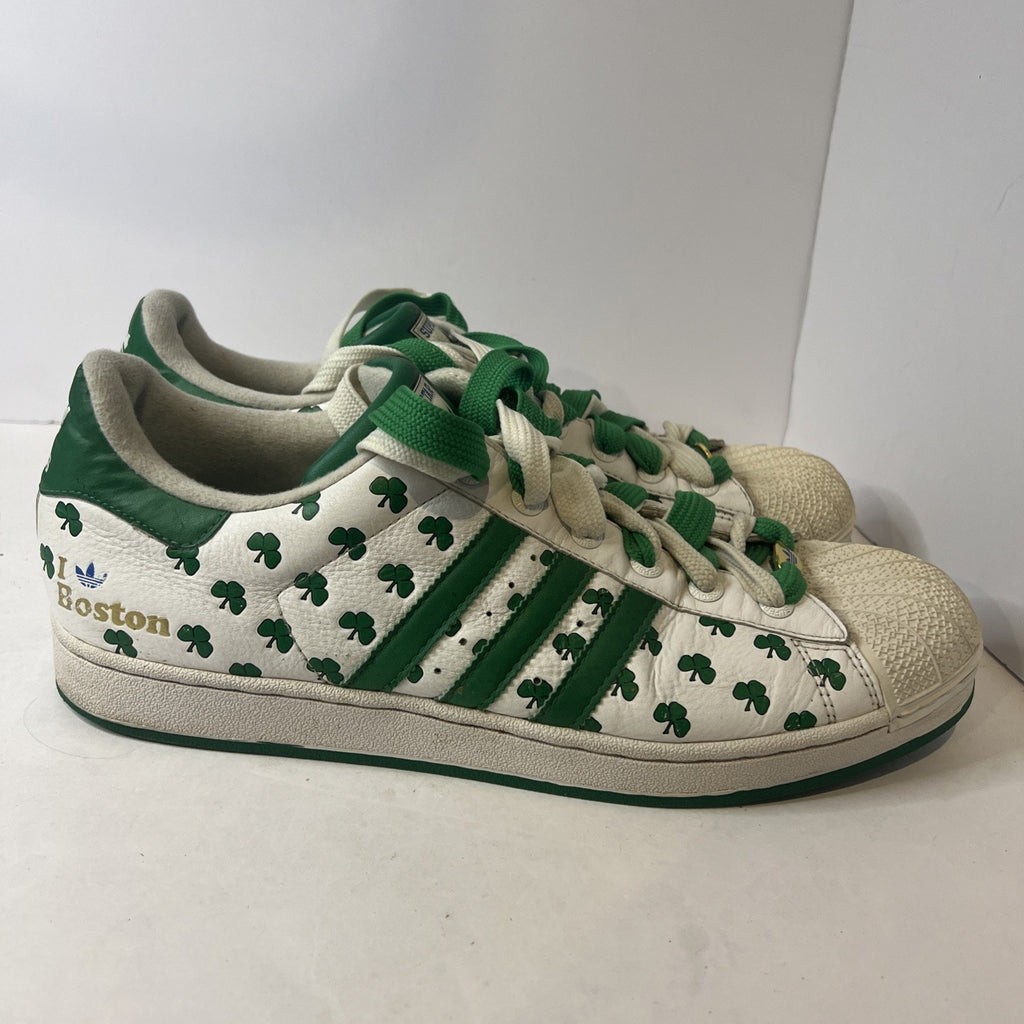 Size 14 - Adidas Super Star Boston Celtics Vintage 2005